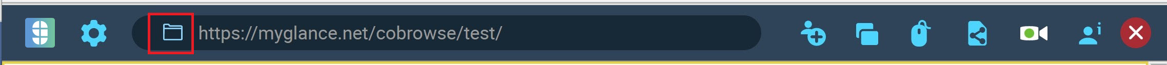 Folder icon in Agent Viewer