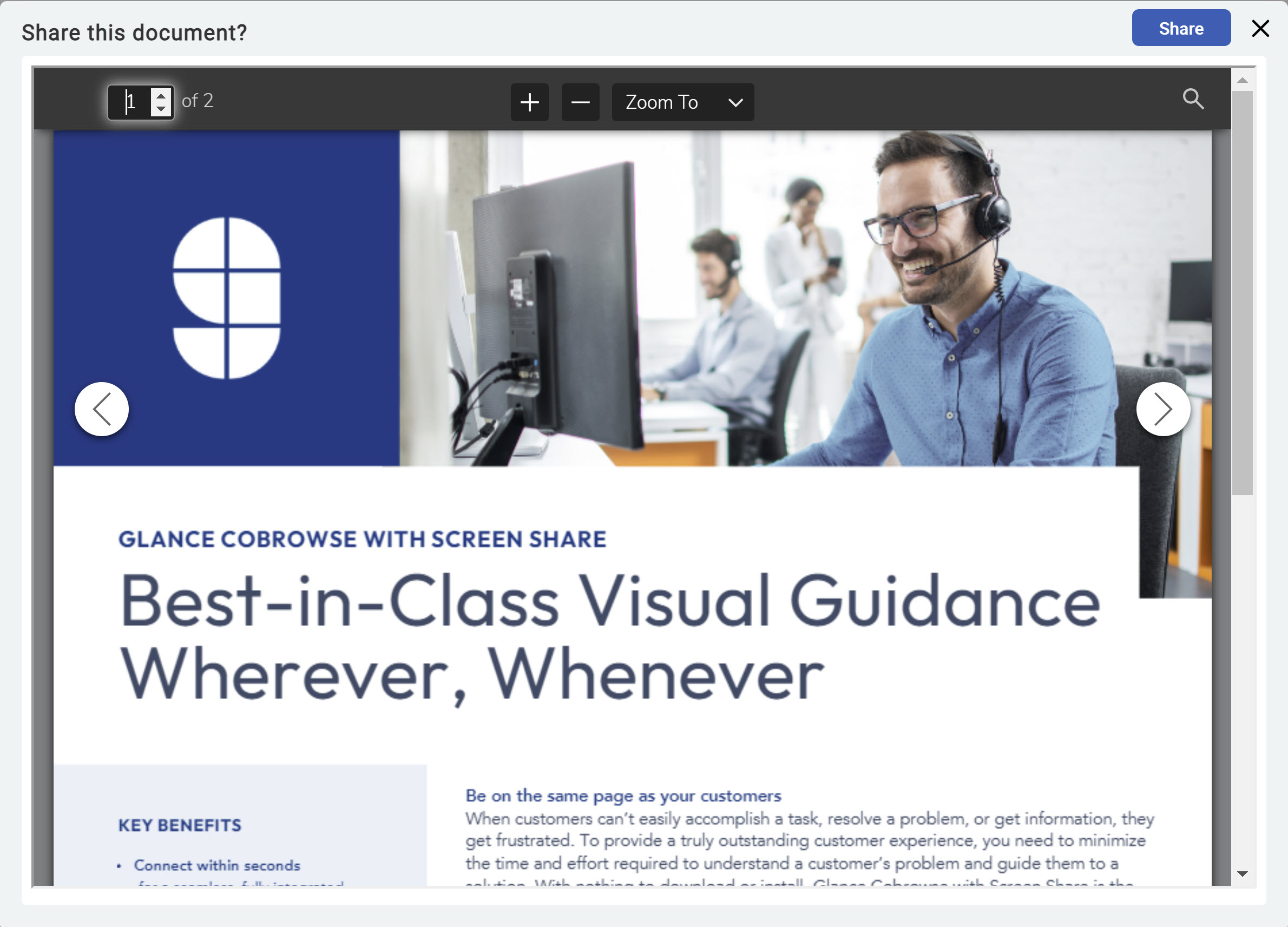 Preview and share file