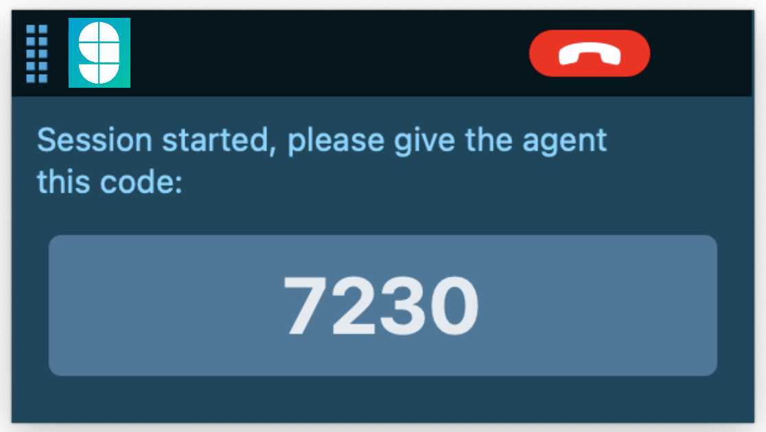 GlanceGuest session key code prompt