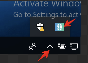 Glance instances in Windows tray