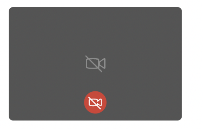 Edge video off icon