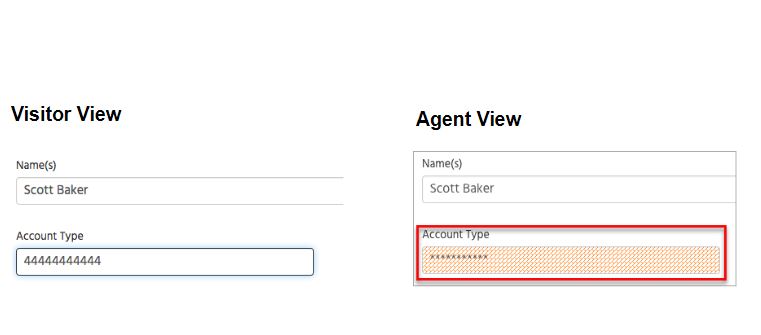 Visitor and Agent View Comparison