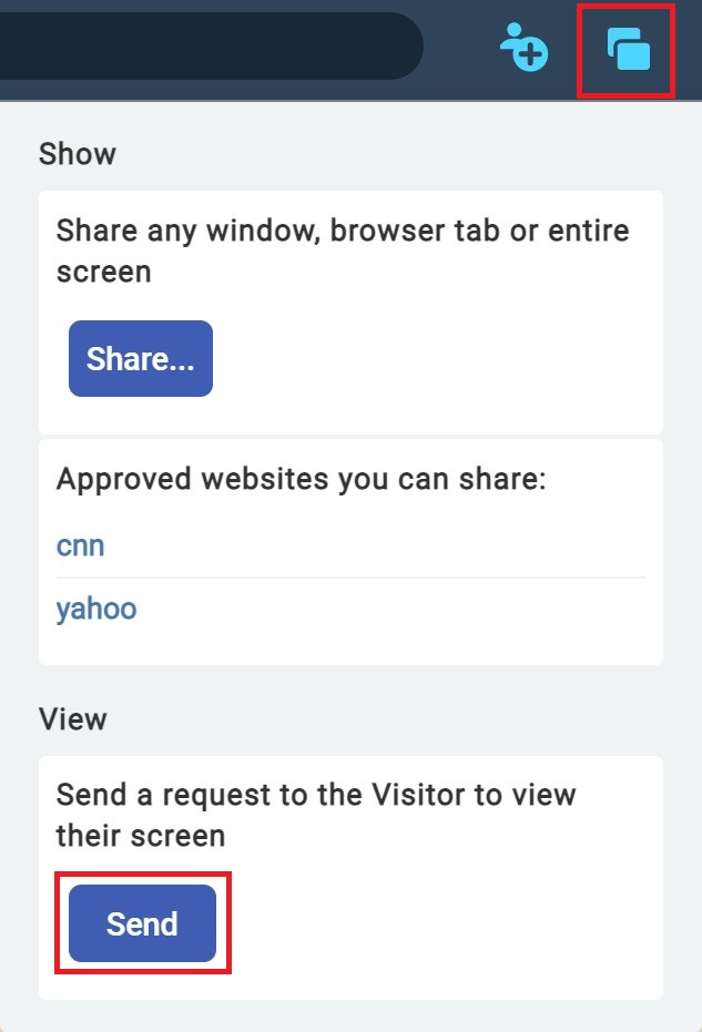 Send View Request
